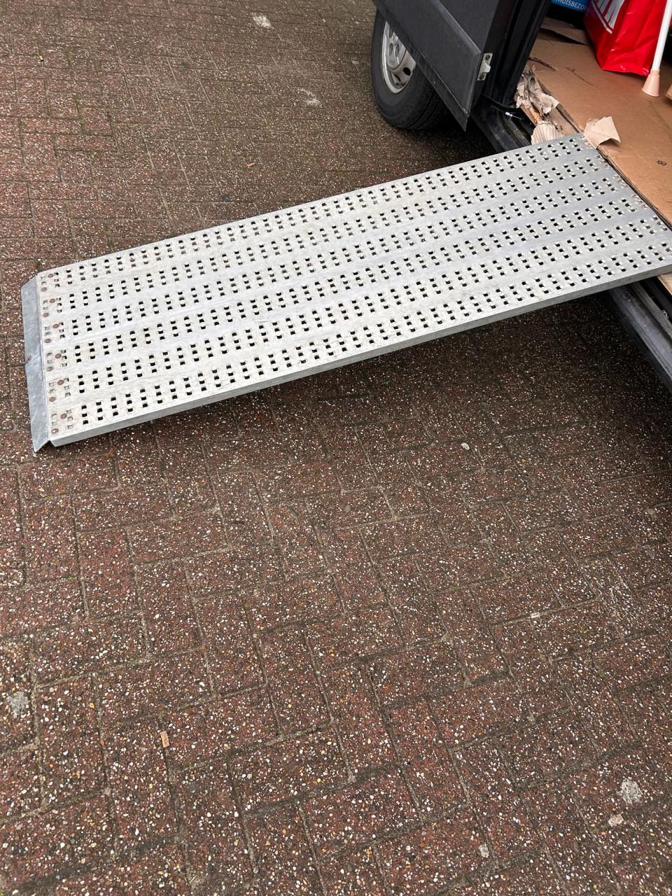 Aluminium oprijplaat