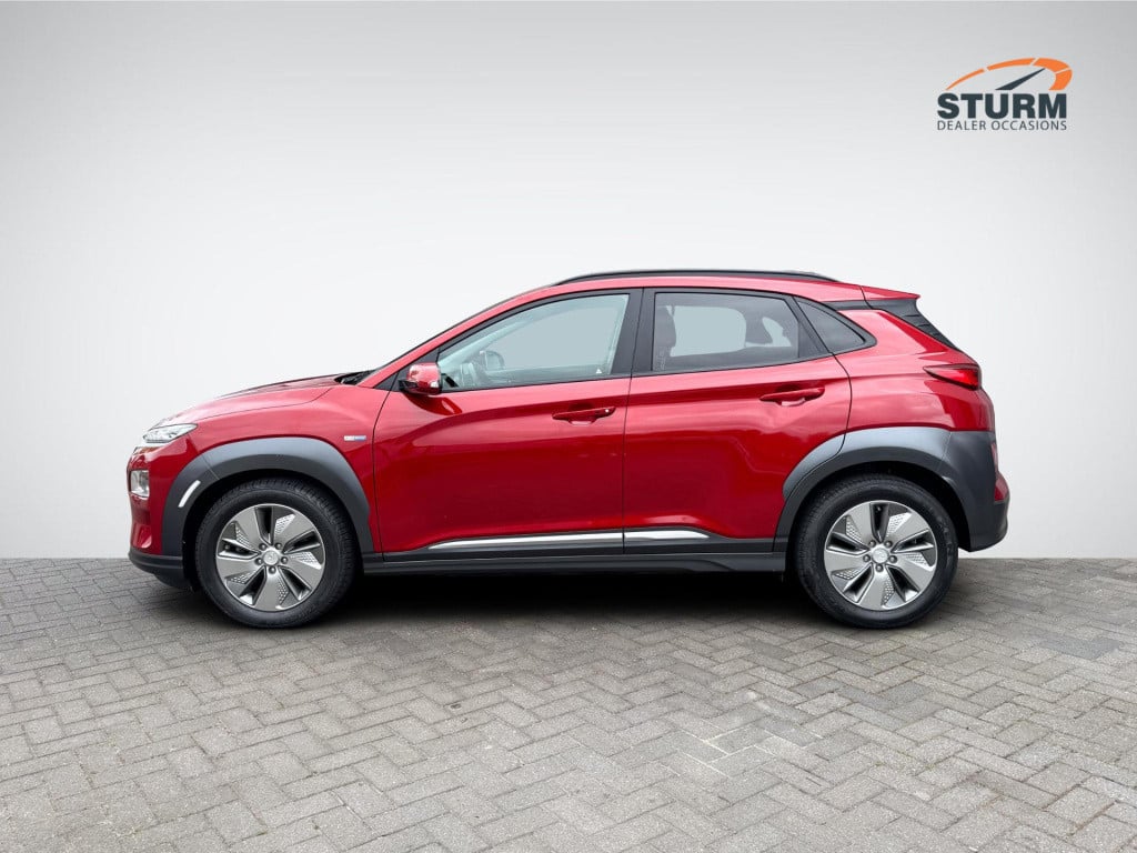 Hyundai Kona ev premium 64 kwh 3-fase lader | navigatie | stoelventilatie +