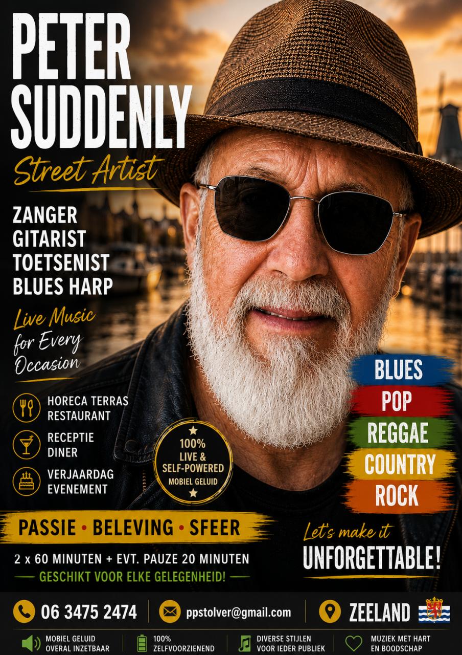 Peter-Paul Suddenly Zanger~Gitarist
