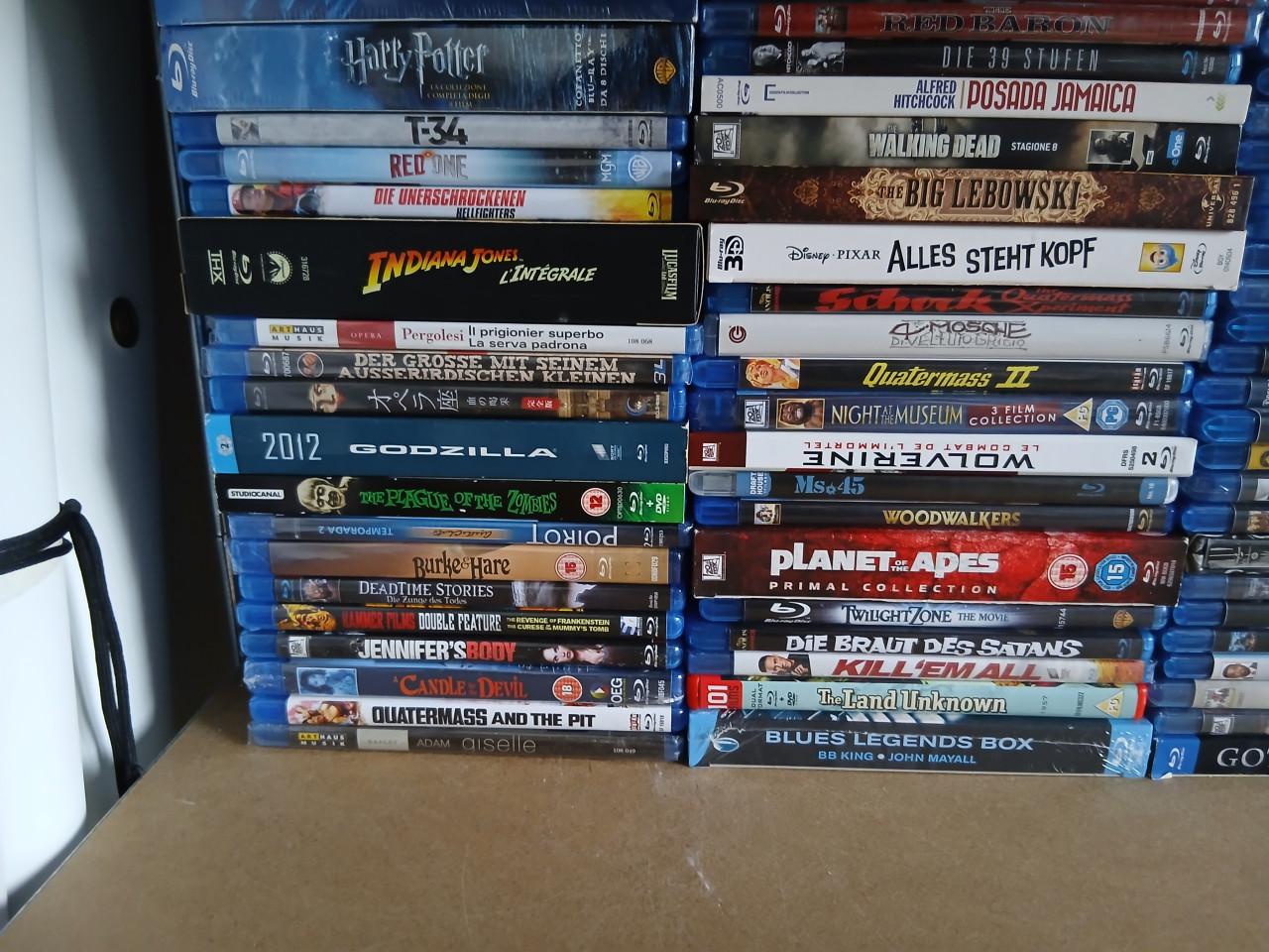 Mega collectie films blu ray 4k en dvd zie foto's