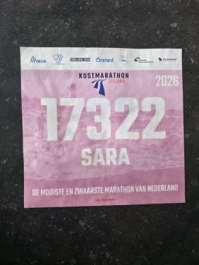 Startnummer Ladiesrun 5 Km