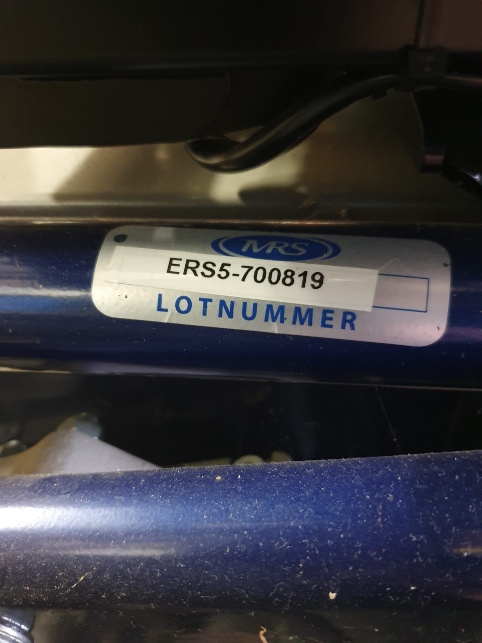 Electrische rolstoel zonder accu’s