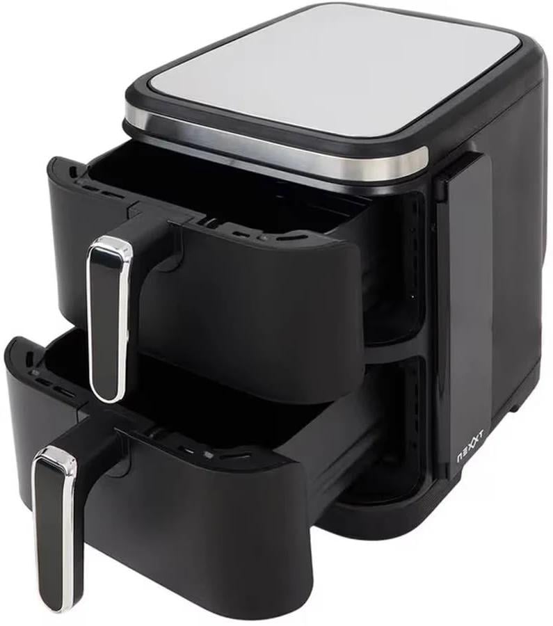 Nexxt Double Stack Airfryer 11L | 2x 5,5L | 2600W | Nieuw