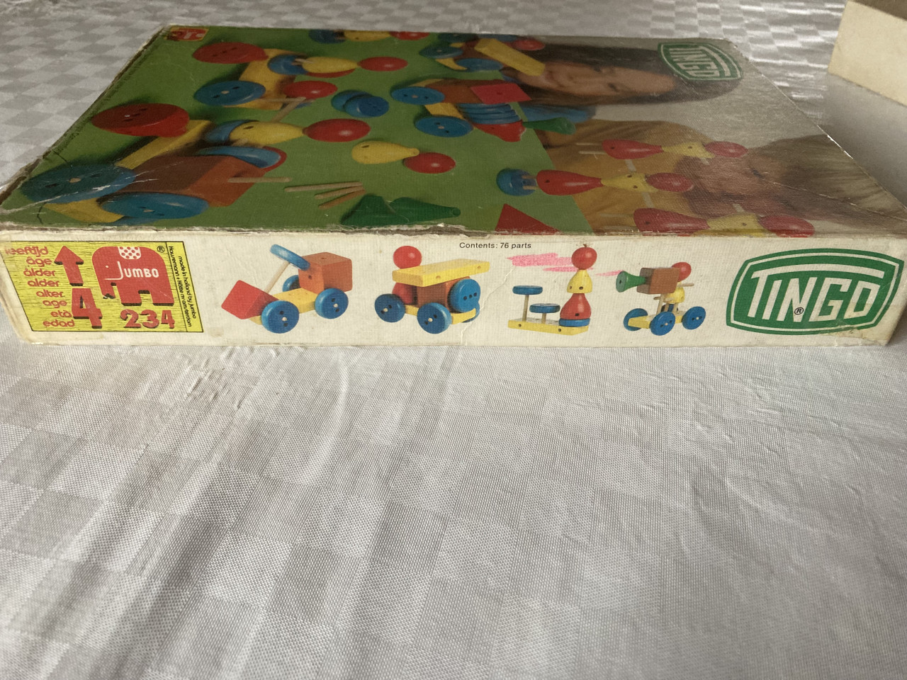Vintage Jumbo Tingo houten constructie blokken