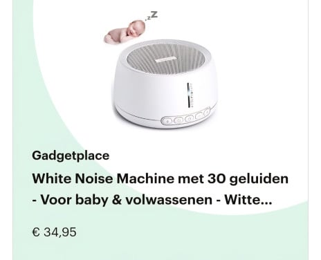 White noise met 30 geluiden