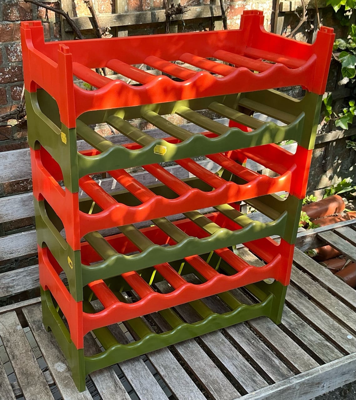 Vintage flessenrek jaren 70