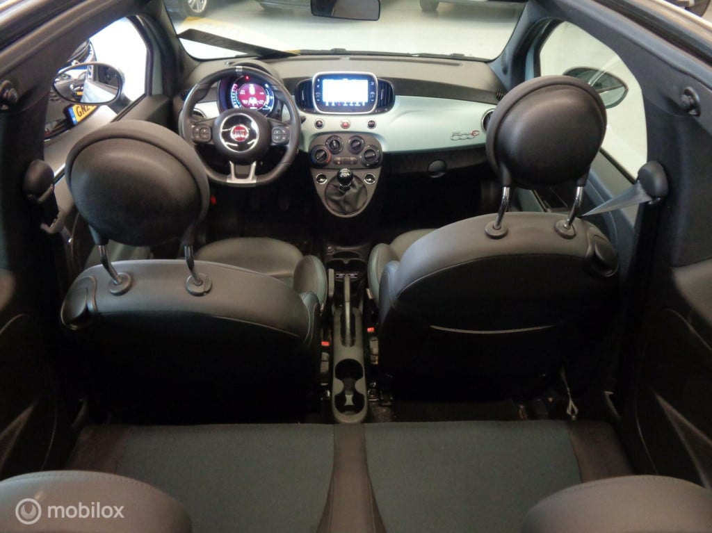 Fiat 500 C 1.0 hybrid launch edition/airco/16''lm velgen/half leer/1st eig/