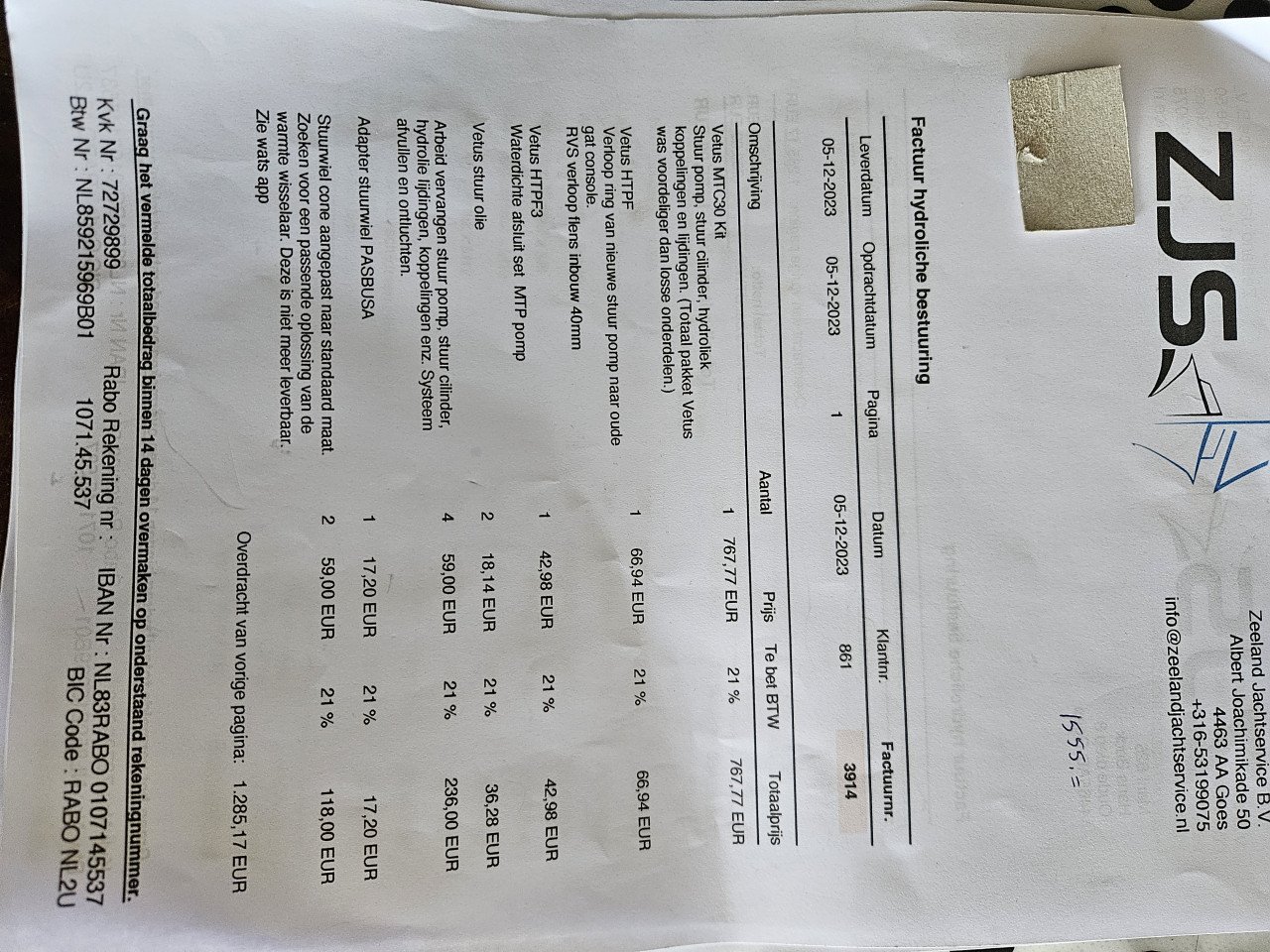 Goed onderhouden Maril 625 sloep met 22pk dieselmotor.