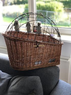 Fiets honden mand bagagedrager