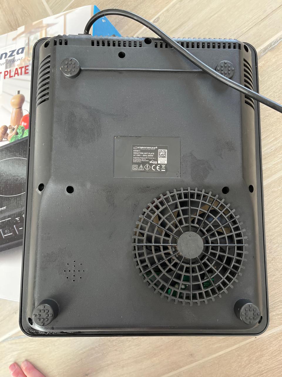 Inductiekookplaat vrijstaand met timer