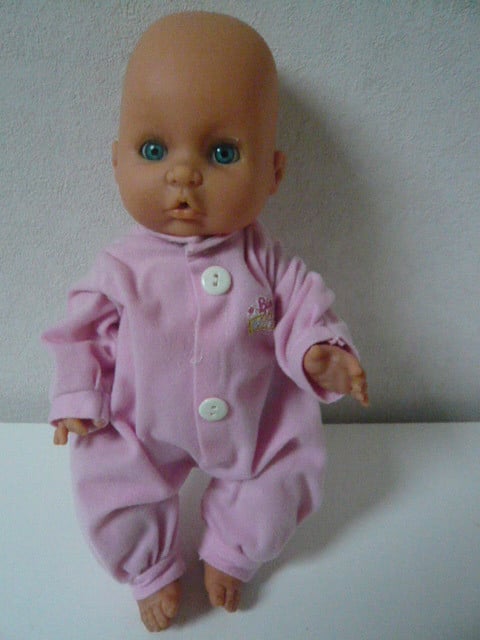 Z.G.A.N. BABYPOP MET SLAAP OOGJES 38 CM