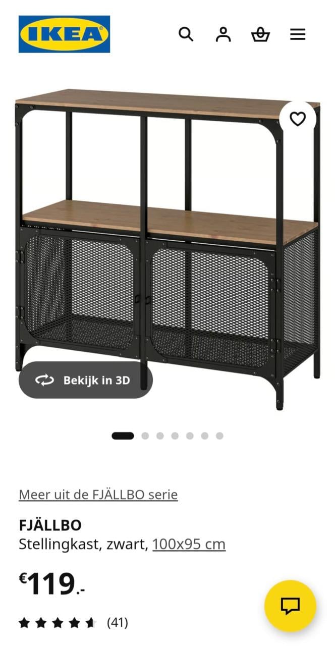 IKEA Fjällbo kasten