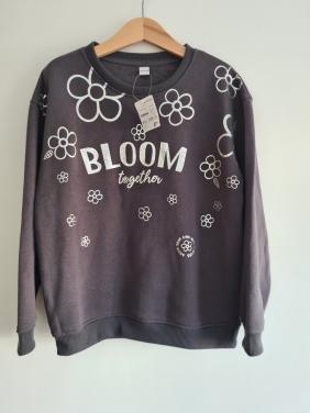 Nieuw ! Antraciet grijze , zilveren sweater van Zeeman Mt 122-128