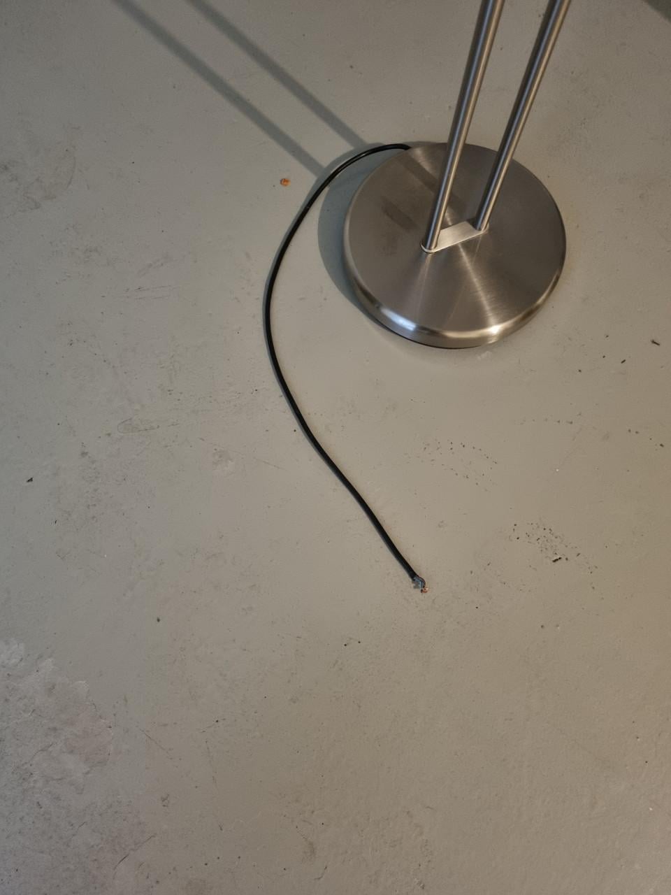 Vloerlamp rvs