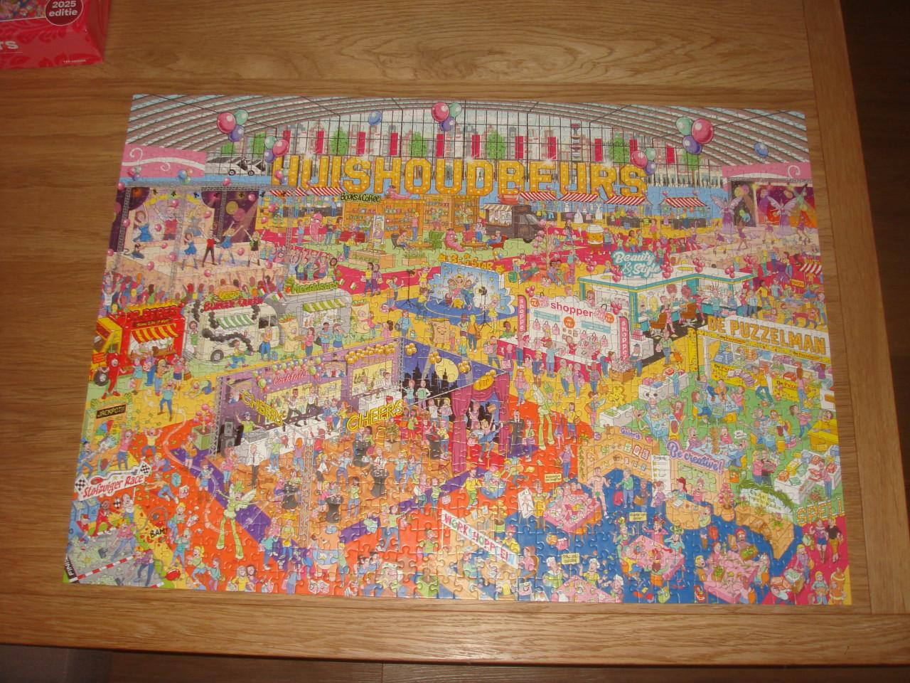 Te koop Complete puzzel De Huishoudbeurs 1000 stukjes