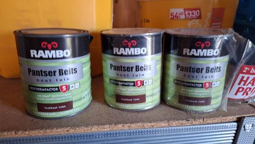 Rambo pantser beits Teakhout 1204 transparant