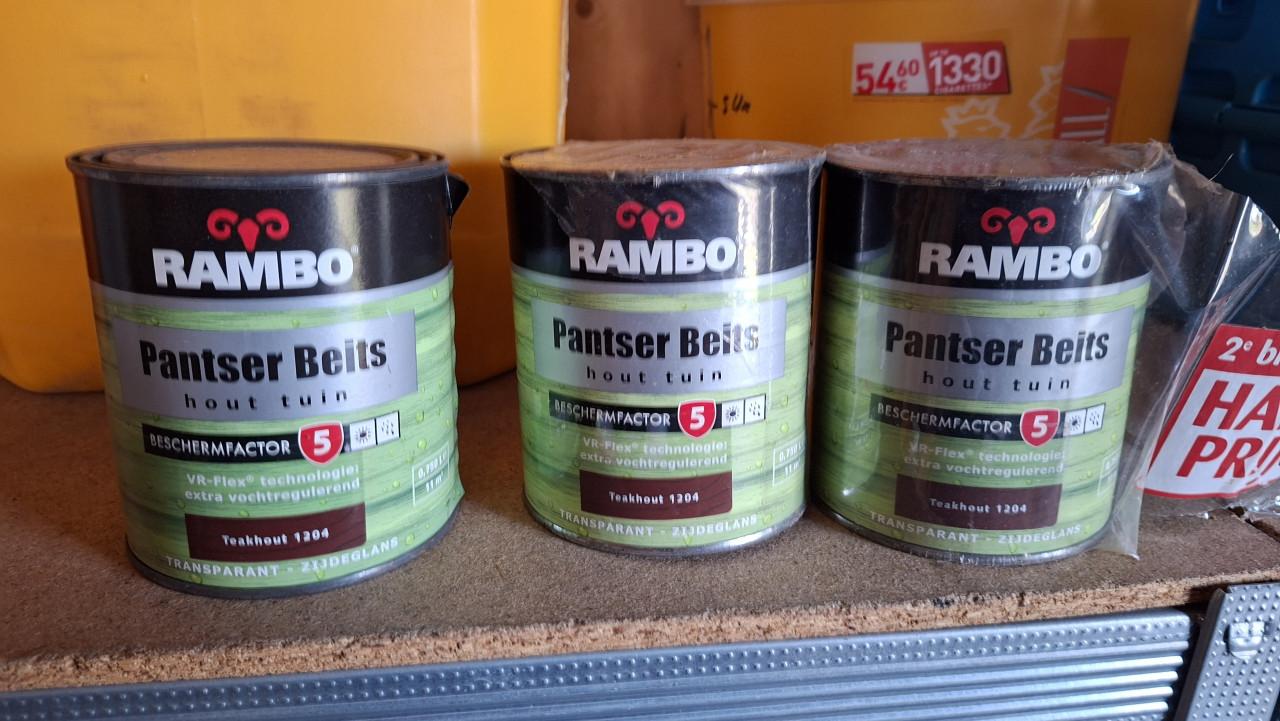 Rambo pantser beits Teakhout 1204 transparant