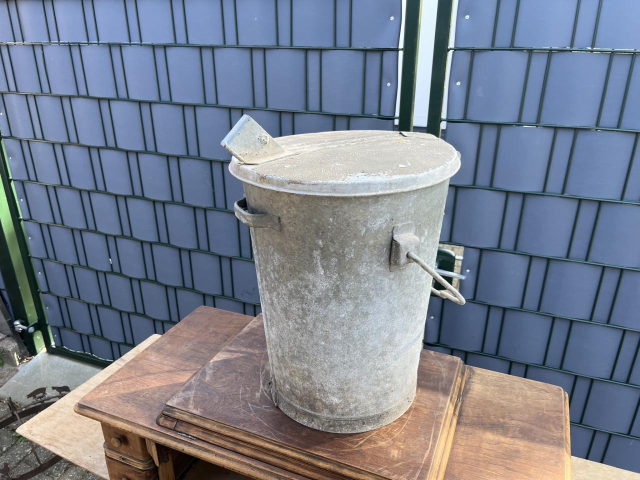 Vuilnisemmer staal verzinkt