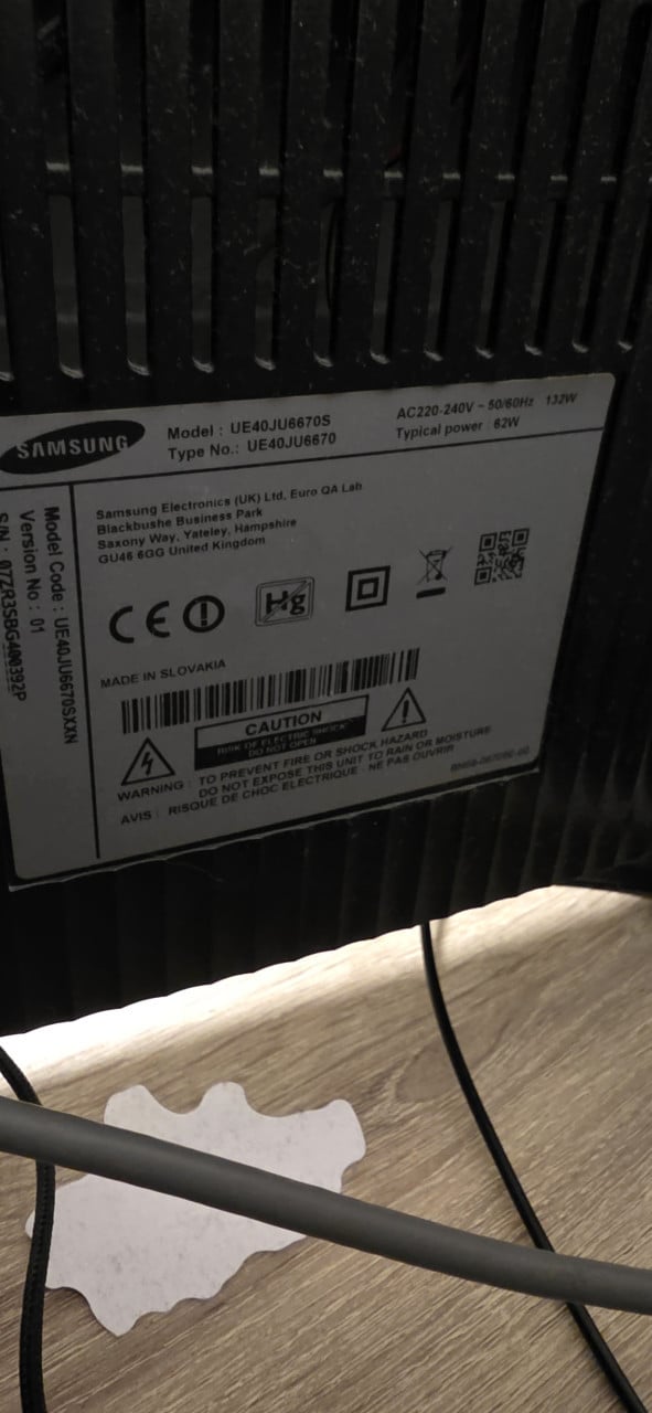 40 inch Samsung curved led tv
