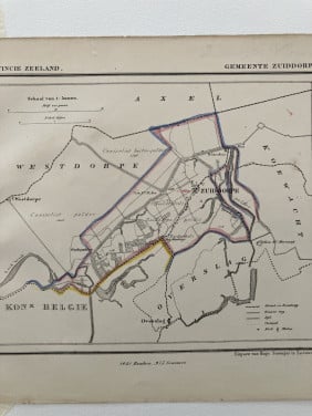 Topografische kaart Zuiddorpe