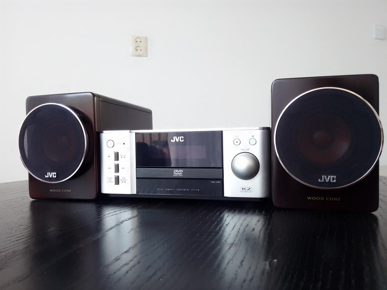 JVC CA-EXA3 woodcone  stereo set