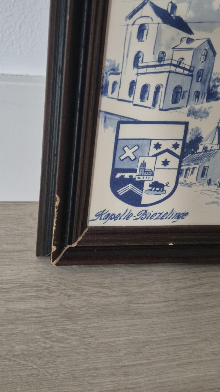 Zeeuwse tegeltjes in lijst