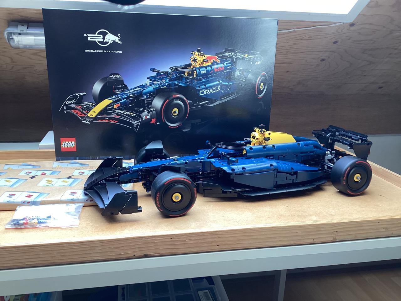 Lego Technic set 42206 Red Bull F1, nieuwstaat, 1x gebouwd.