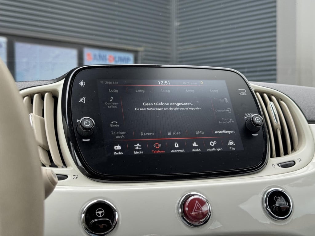 Fiat 500 1.0 hybrid lounge | cruise control | airco | apple carplay/android
