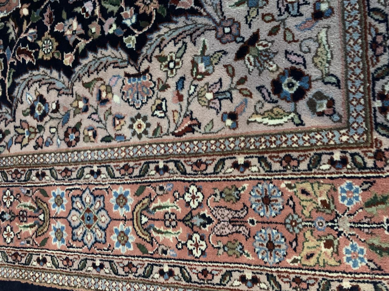 ✨Schitterend Sfeervol Oud Roze Handgeknoopt KESHAN Vloerkleed✨