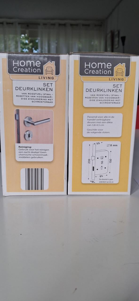 2 sets deurklinken