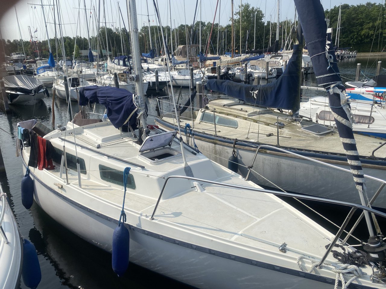 Zeilboot 720 ligplaats betaald tm 31 maart