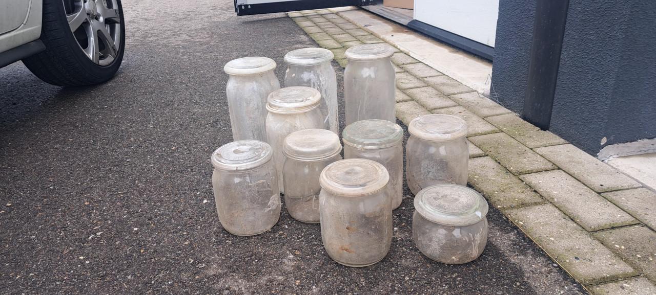 10 weckpotten met deksel