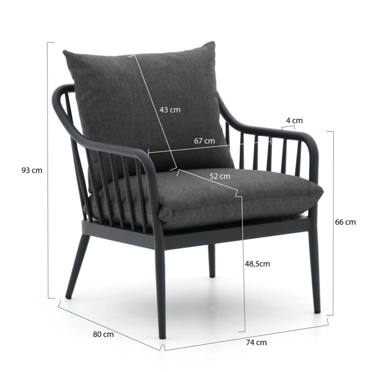 Te koop : 2 lounge tuinstoelen