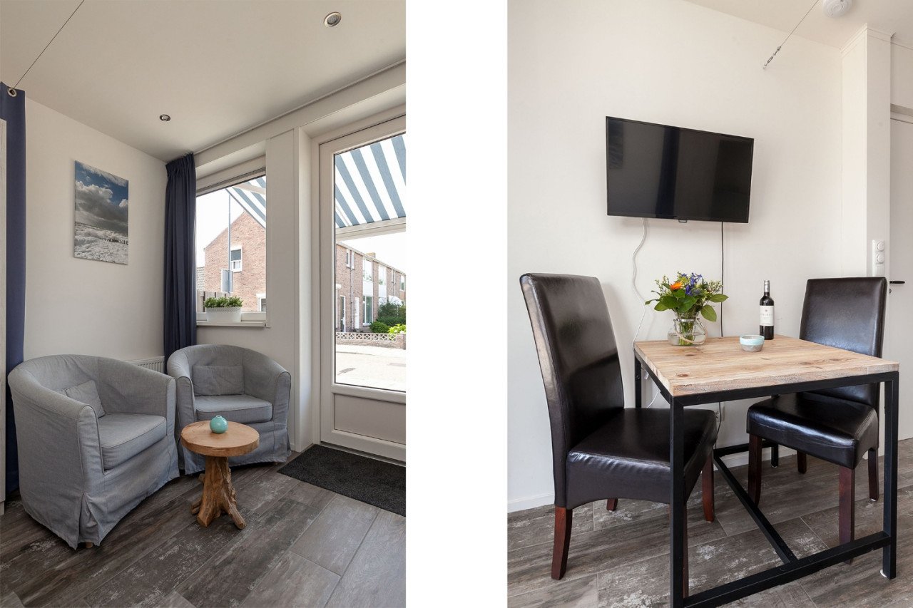 Gemeubileerde studio te huur in Westkapelle dichtbij Vlissingen Middelburg