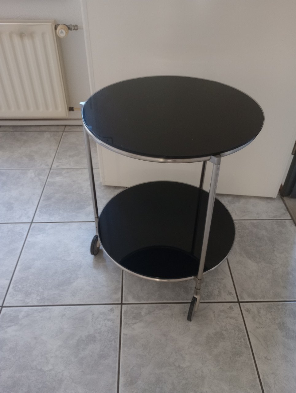 Rooktafel op wieltjes