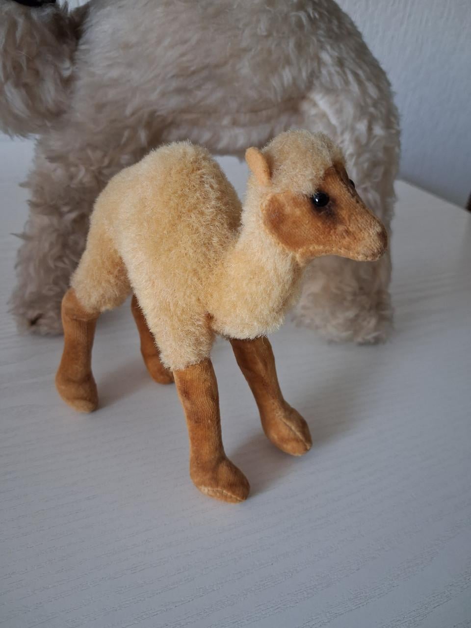 Vintage Mohair en Steiff dromedarissen