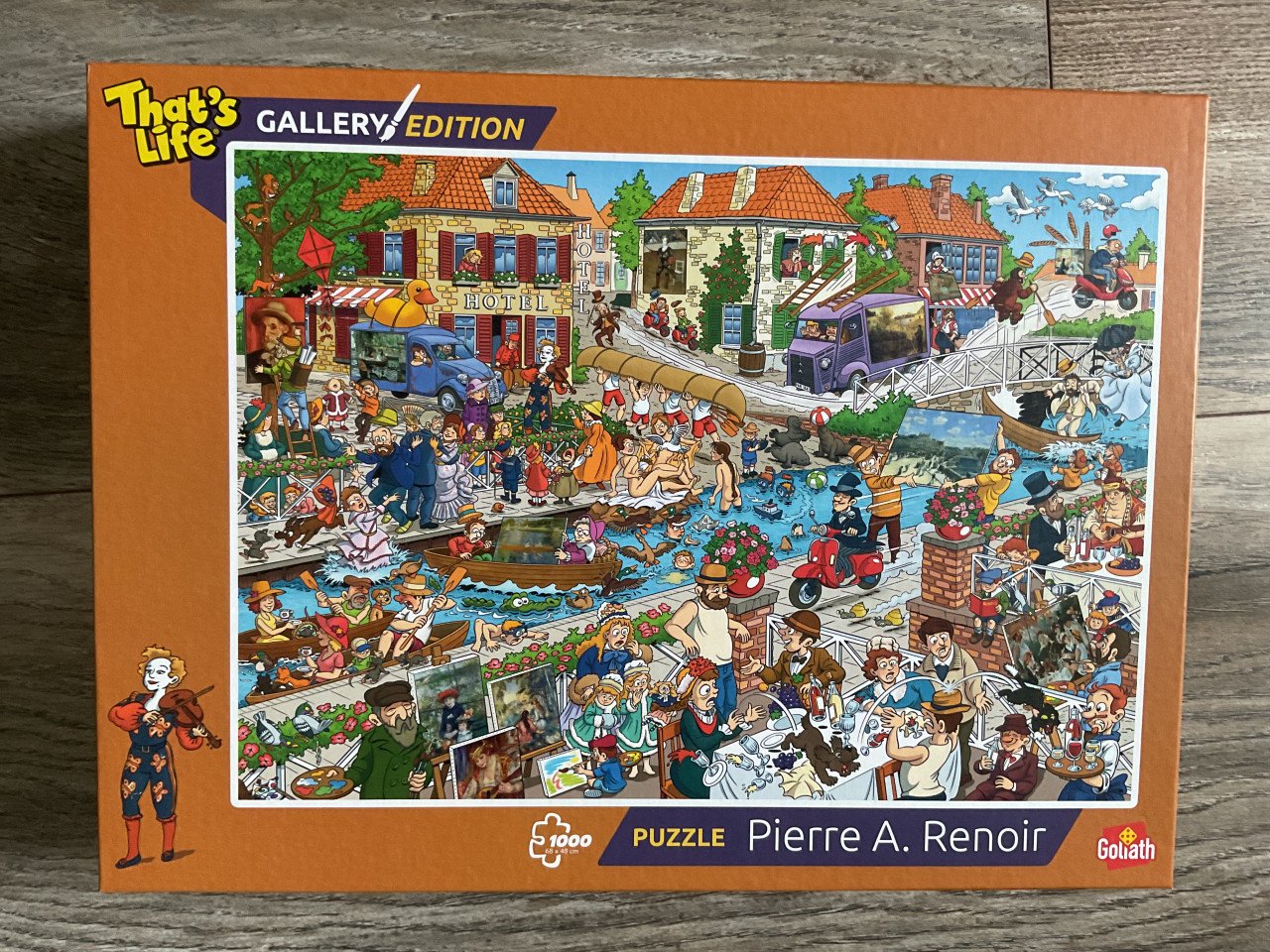 Legpuzzels met een knipoog naar beroemde schilders