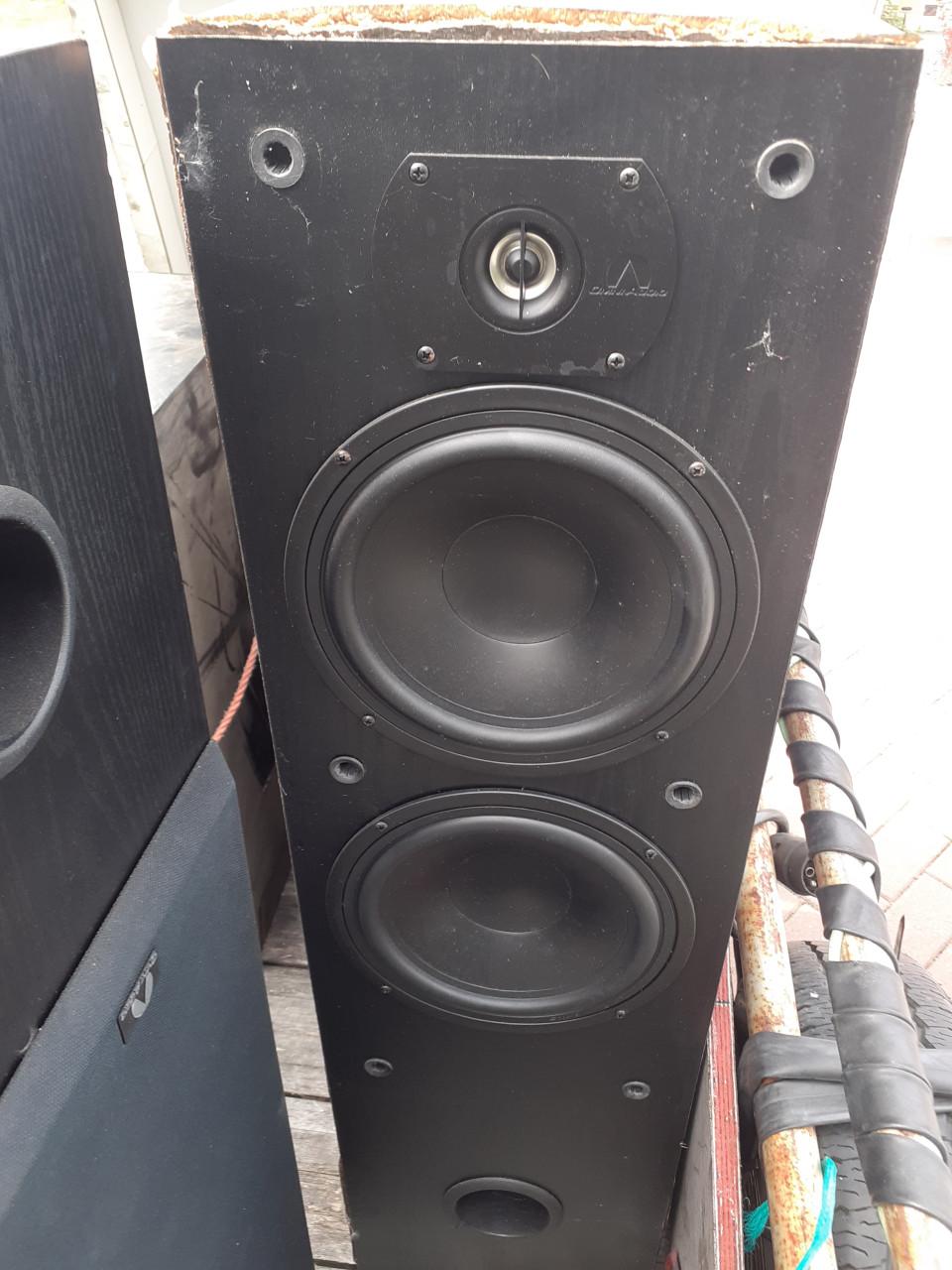 5 x Grote Speakers OMNI-Audio - 200Watt & setje MAGNAT boxen