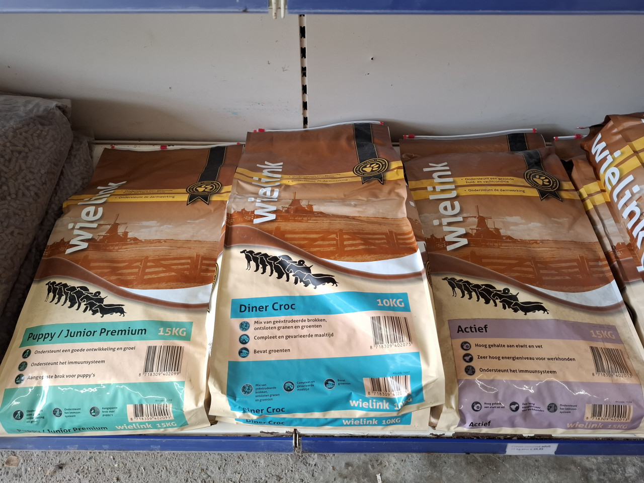 AKTIE!! Geperste hondenbrok Wielink, 20 kg voor slechts €32,50