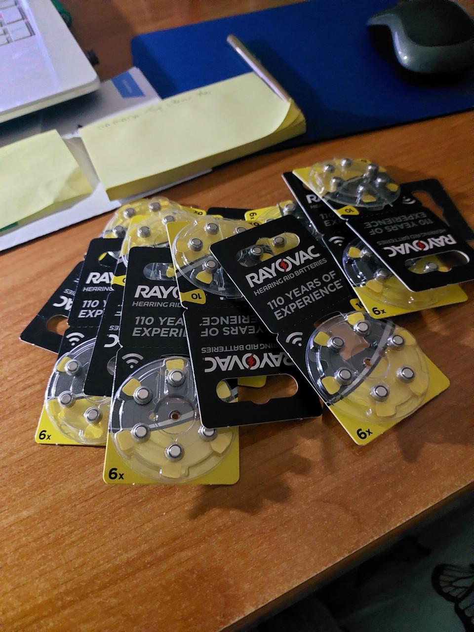 Batterijen voor gehoor apperraat