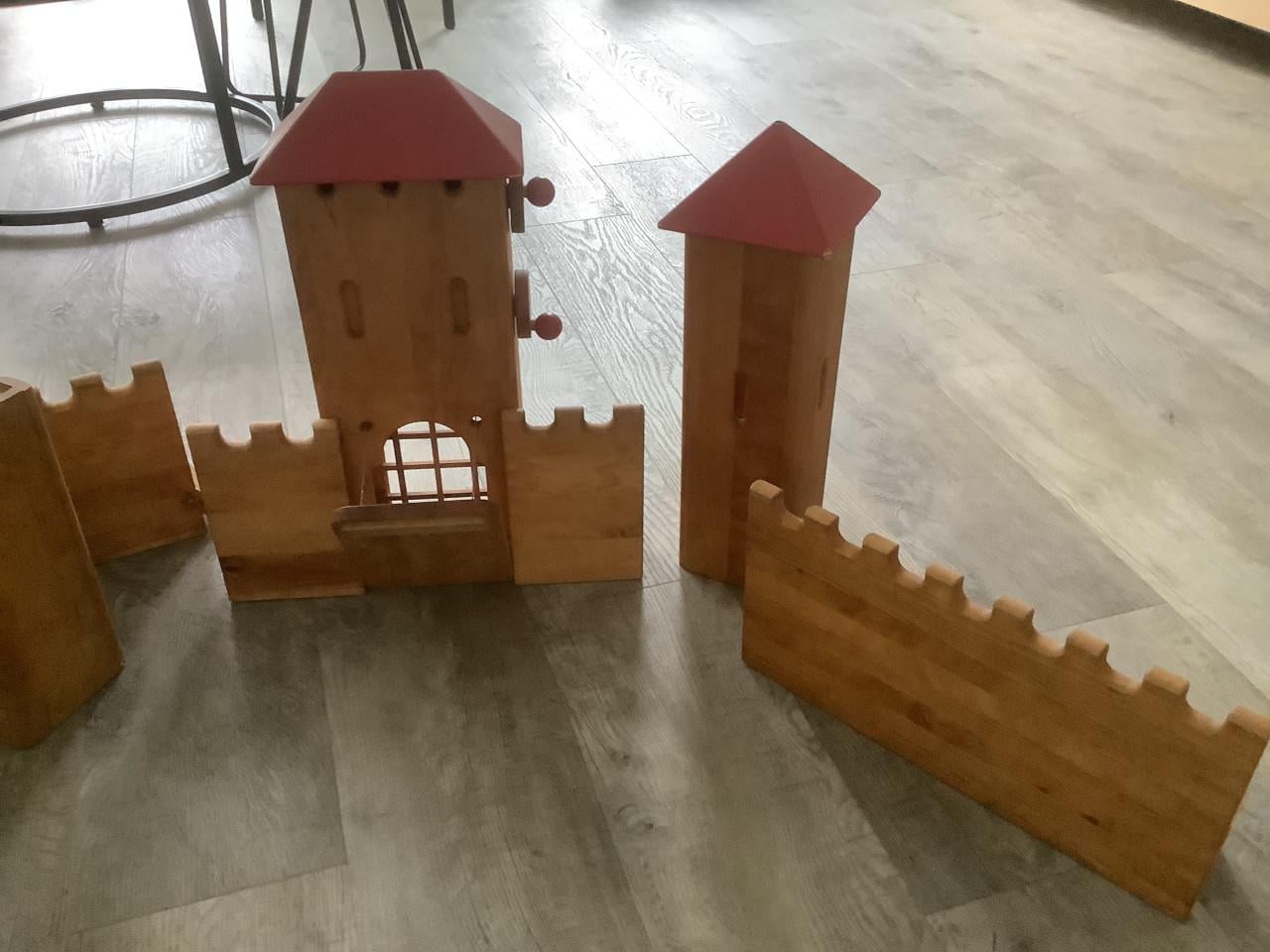 Grote houten Kasteelstukken