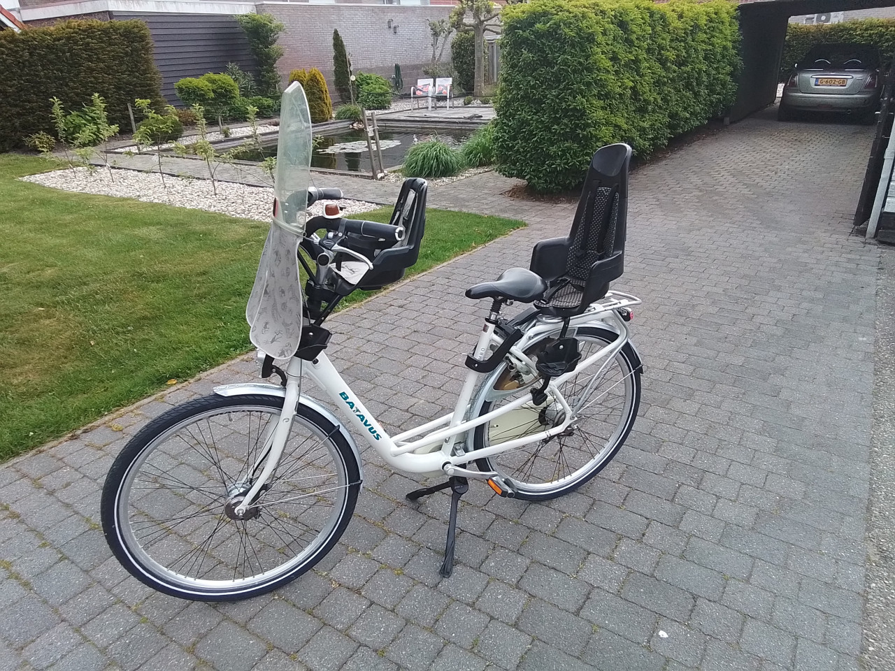 Moederfiets Batavus mambo 28inch  fr 53 7versn 2 stoeltjes