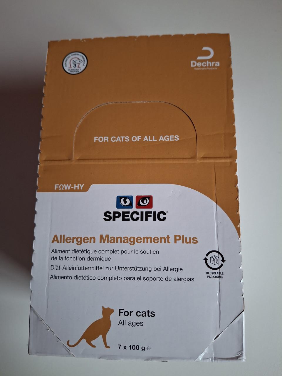 SPECIFIC Allergen Management Plus voor katten 6 dozen van 7x 100g