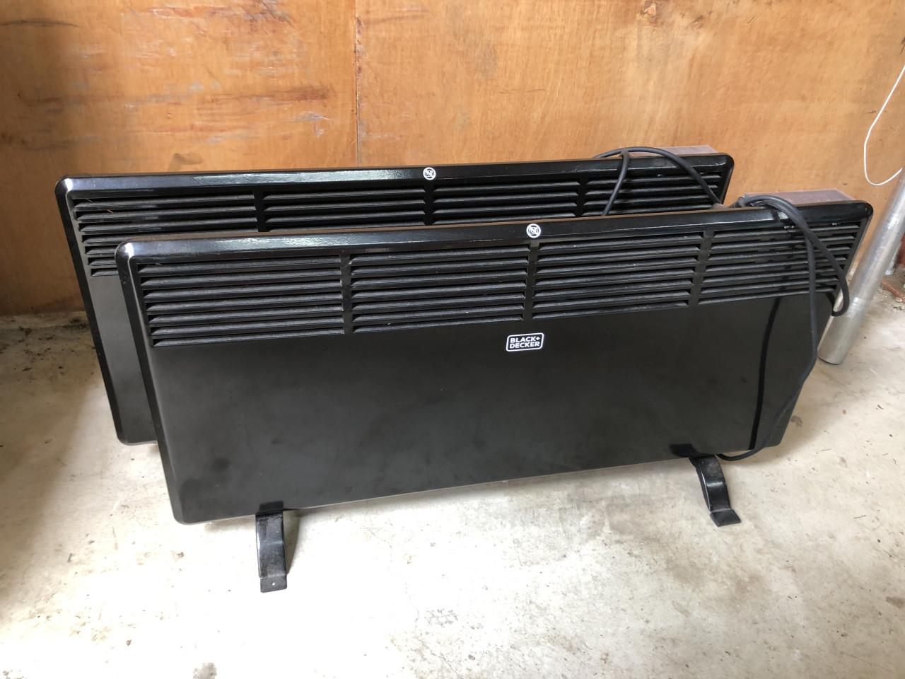 2x electrische kacheltjes