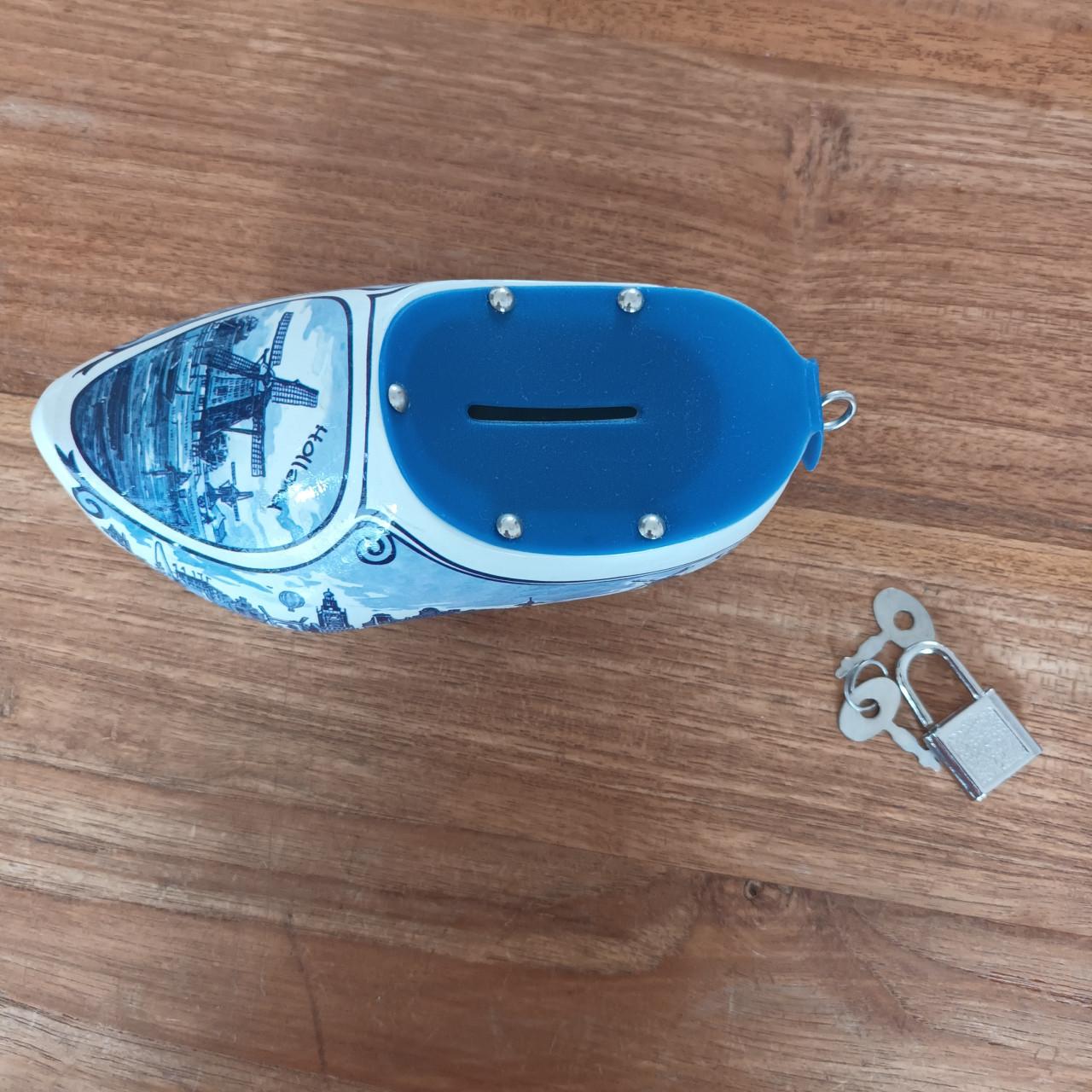 Delfts Blauw klompje spaarpot