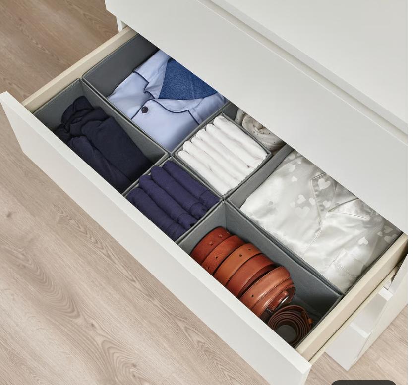 MALM ladekast Ikea zwart