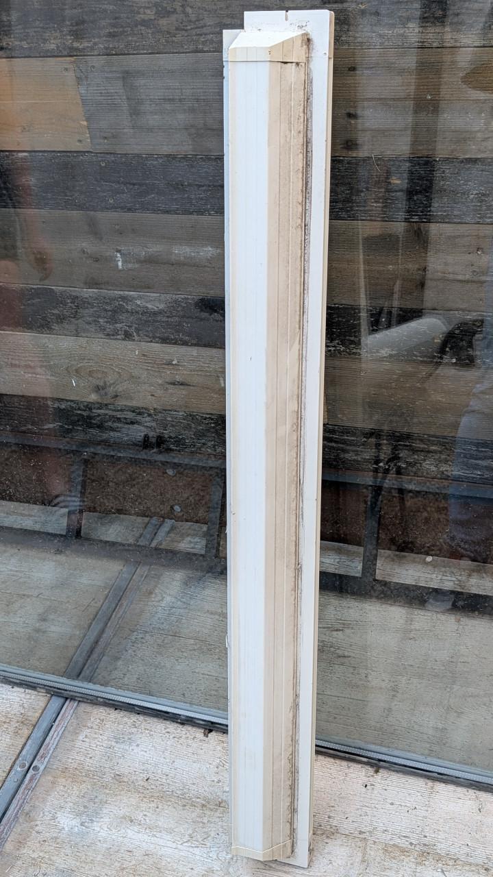 Gratis grote dubbel glas ruit 102,5 x 192,2 cm èn rooster