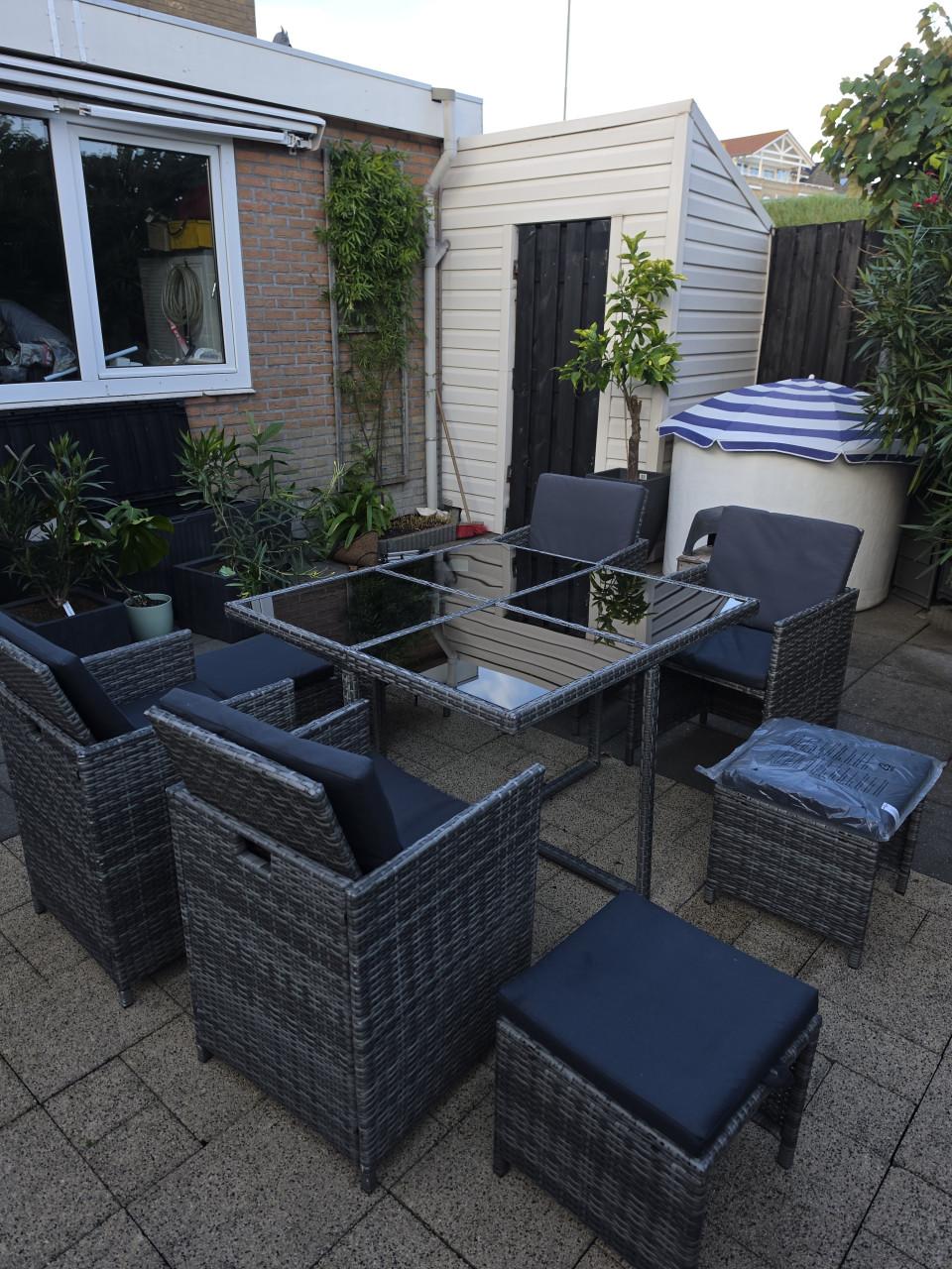 Tuinset copleet
