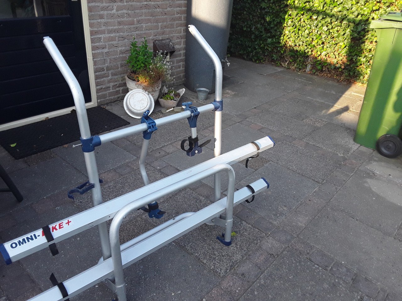 Fietsendrager voor op caravan of camper
