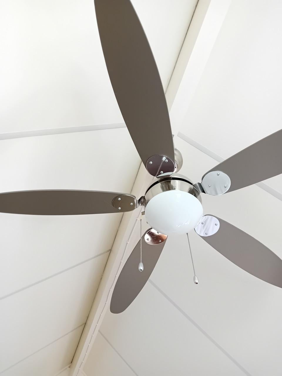 Plafondventilator met lamp